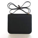 Hermes Noir Epsom Constance 18