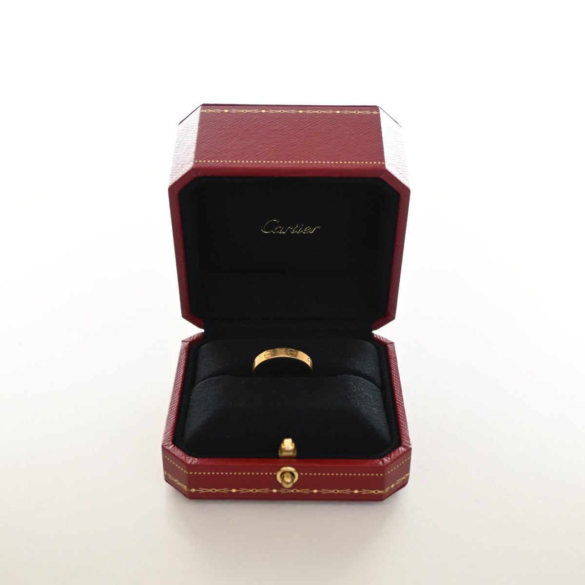 Cartier 18K Yellow Gold Small Model Love Ring Sz 54, photo 1 of 7