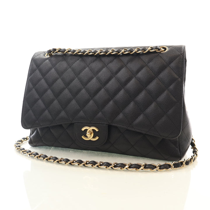 Chanel Maxi Caviar Classic Single Flap Bag