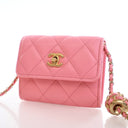 Chanel Mini Pink Lambskin P...