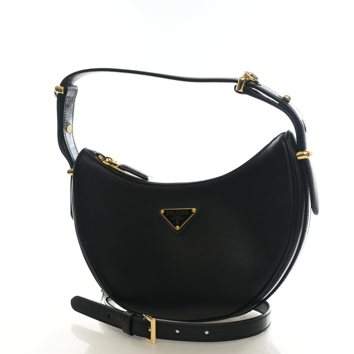 Prada Small Soft Calfskin Arque Shoulder Bag