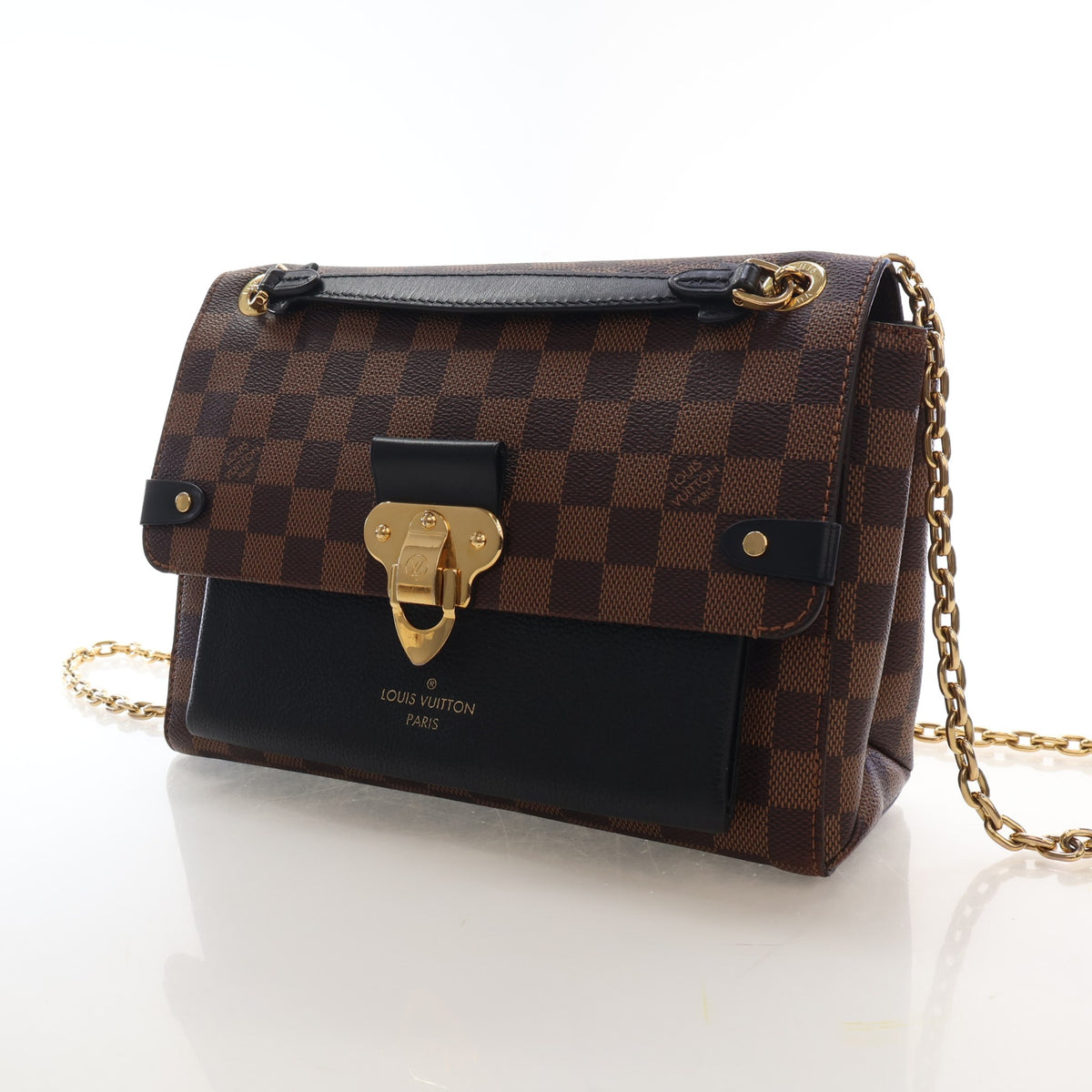 Pre-Owned Louis Vuitton PM Damier Ebene Vavin, three-quarter view