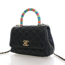 Chanel Mini Lambskin Coco H...
