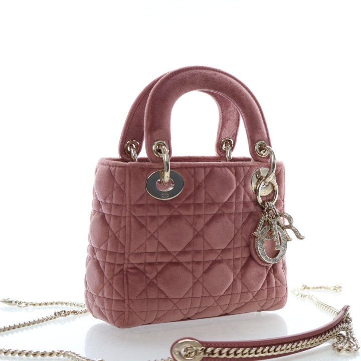 Christian Dior Mini Velvet Lady Dior