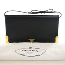 Prada Spazzolato Bow Pochette 