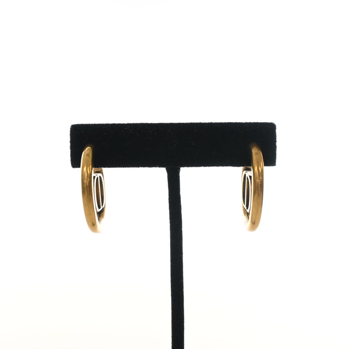 Christian Dior 30 Montaigne Hoop Earrings