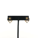 Chanel Heart CC Stud Earrings