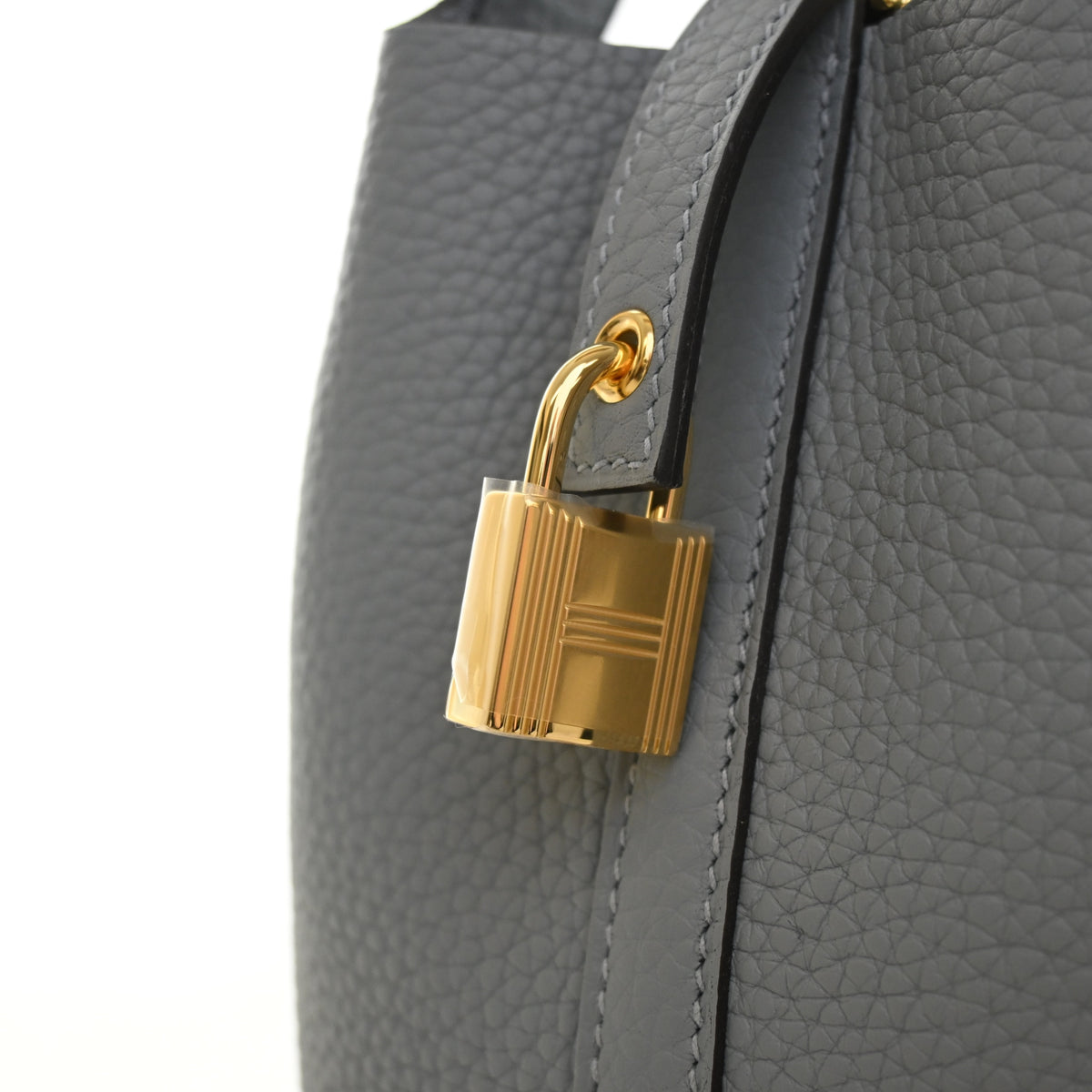 Hermès Gris Pantin Clemence Picotin Lock 18, photo 4 of 14