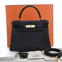Hermes Noir Togo Touch Kell...