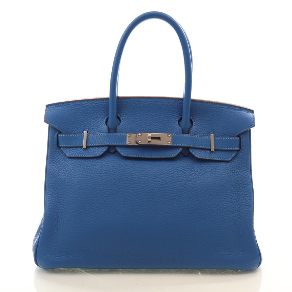 Hermes Vintage Mykonos Clemence Birkin 30