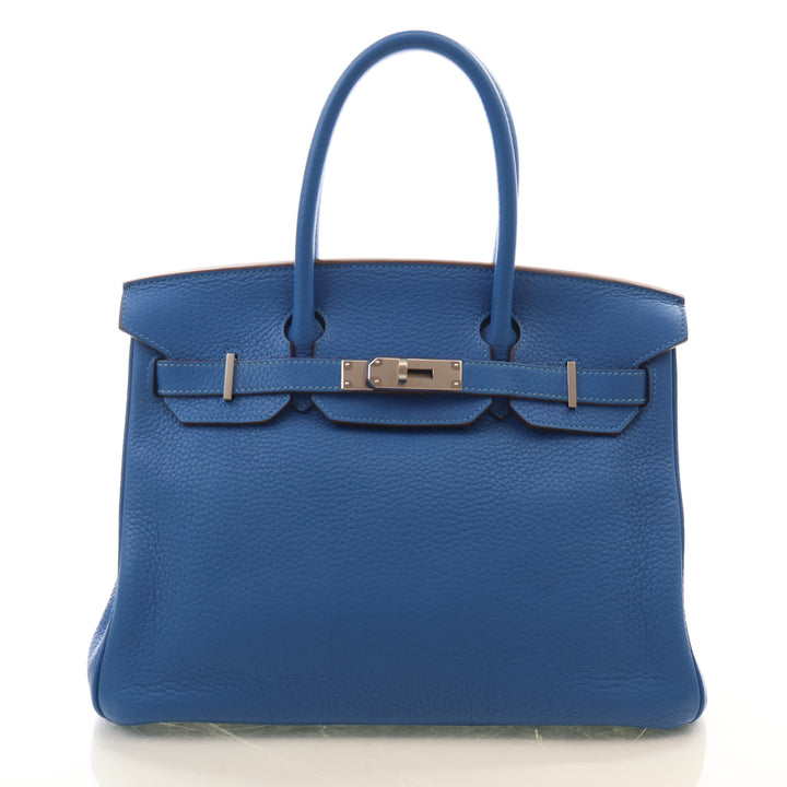 Hermes Vintage Mykonos Clemence Birkin 30