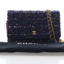 Chanel Tweed Wallet On Chai...