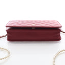 Chanel Lambskin Pearl Walle...