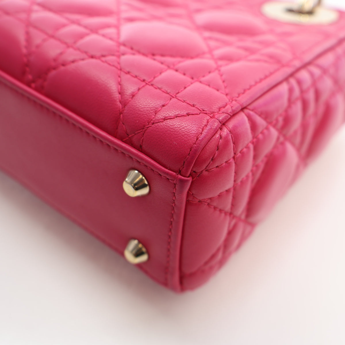Christian Dior Mini Lambskin Lady Dior, photo 14 of 17
