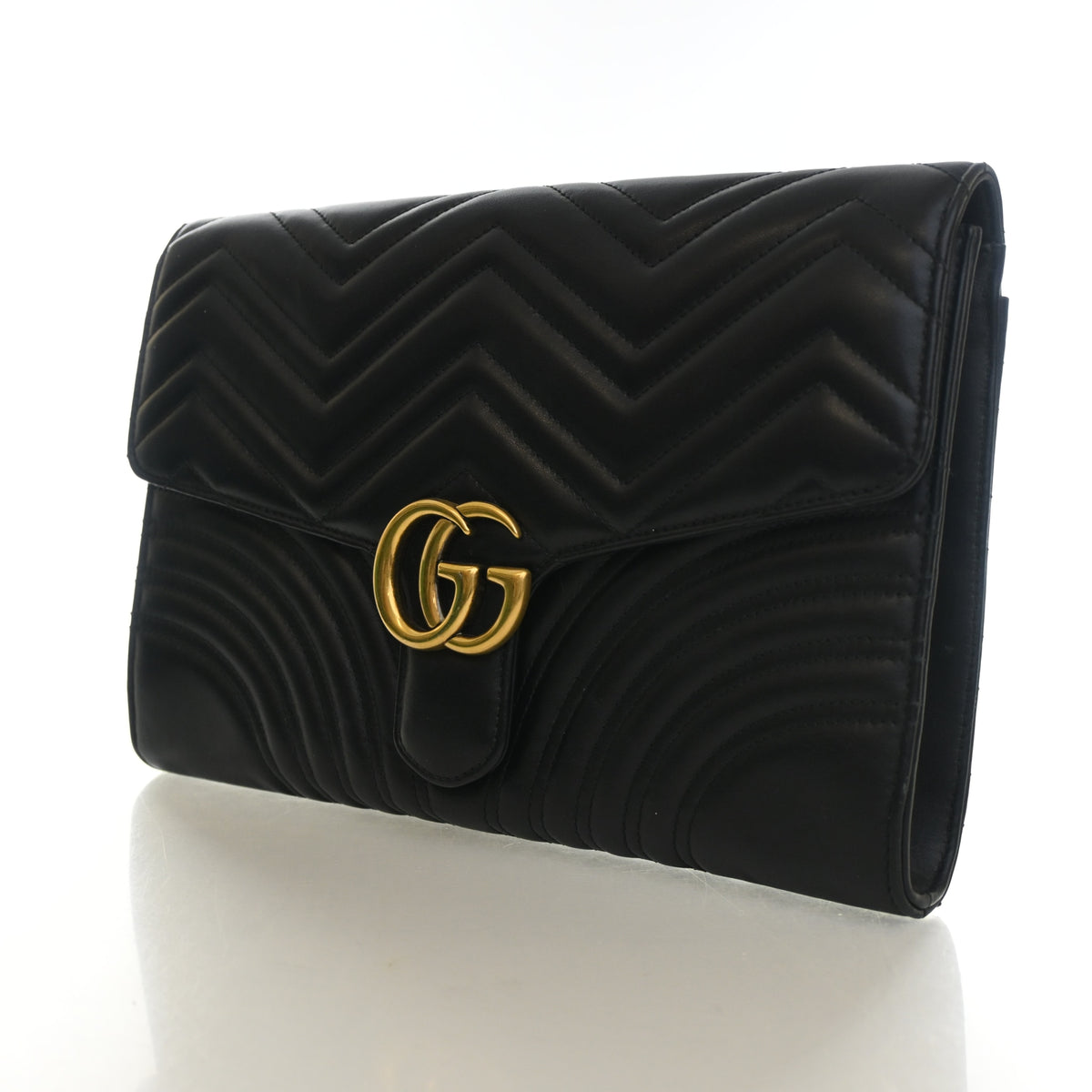 Gucci Large Calfskin Marmont Clutch, photo 3 of 15