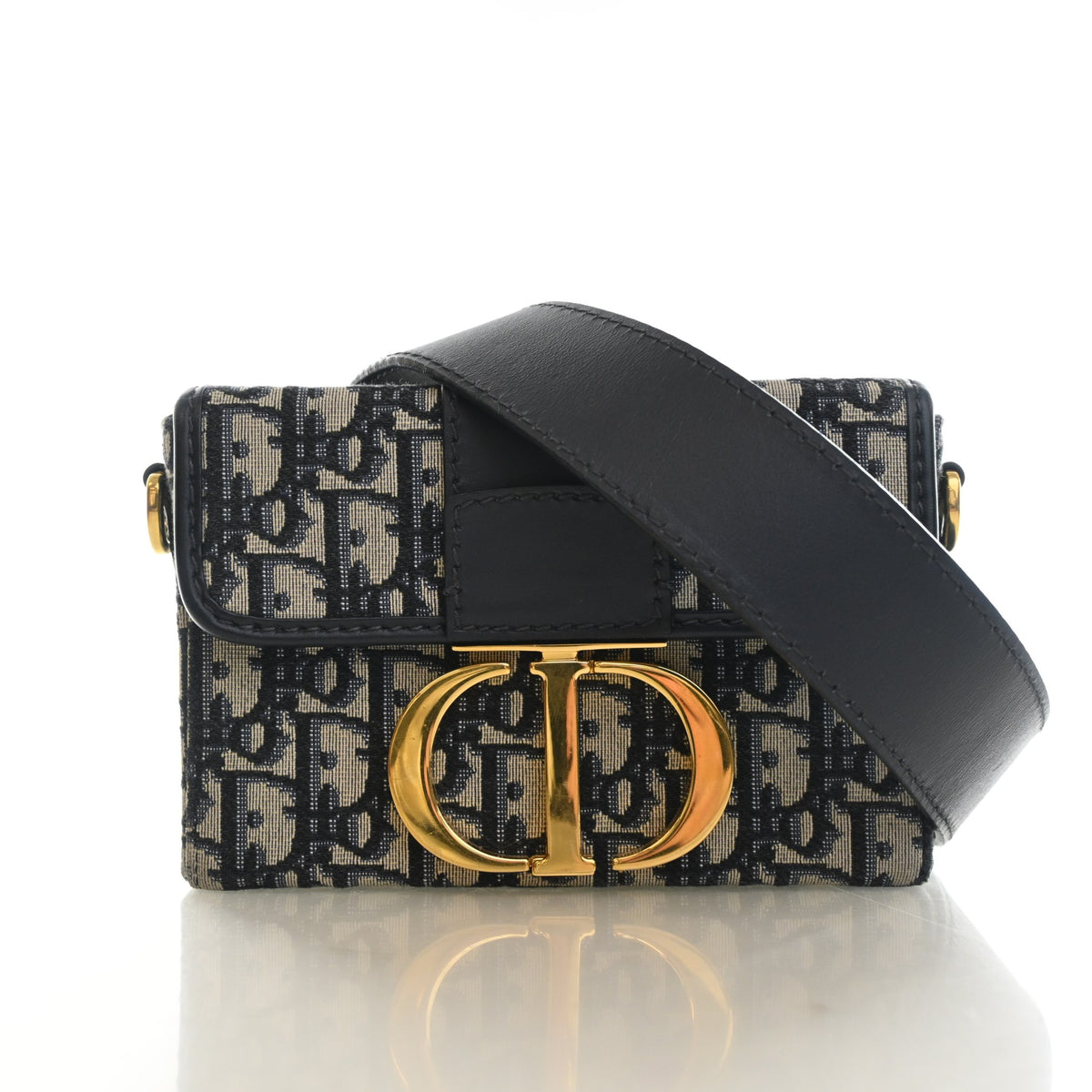 Pre-Owned Christian Dior 30 Oblique Montaigne Box Bag, front view