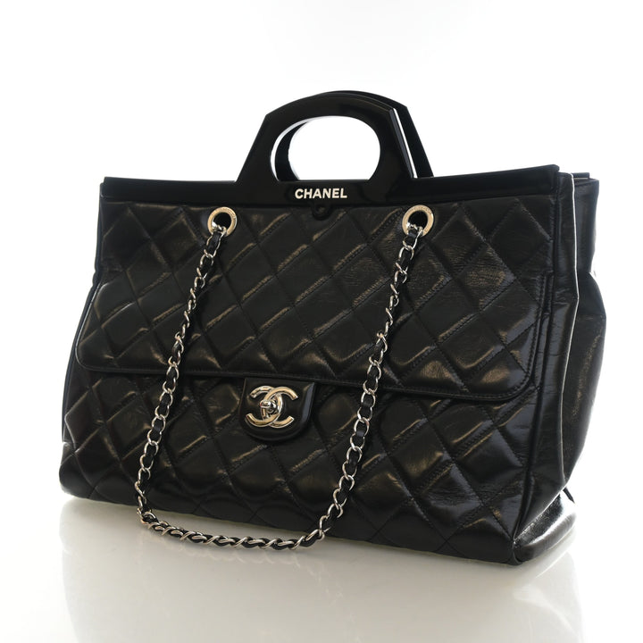 Chanel Glazed Calfskin CC Delivery Tote