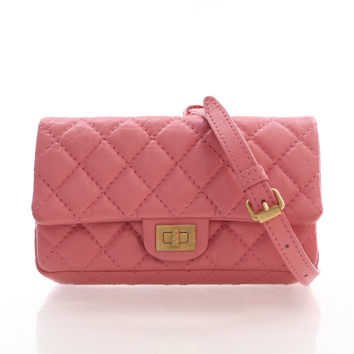 Chanel Aged Calfskin Reissue 2.55 Flap Belt Bag, photo 1 of 16