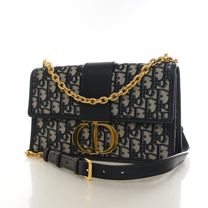 Christian Dior Medium Oblique 30 Montgaine Flap Chain Bag