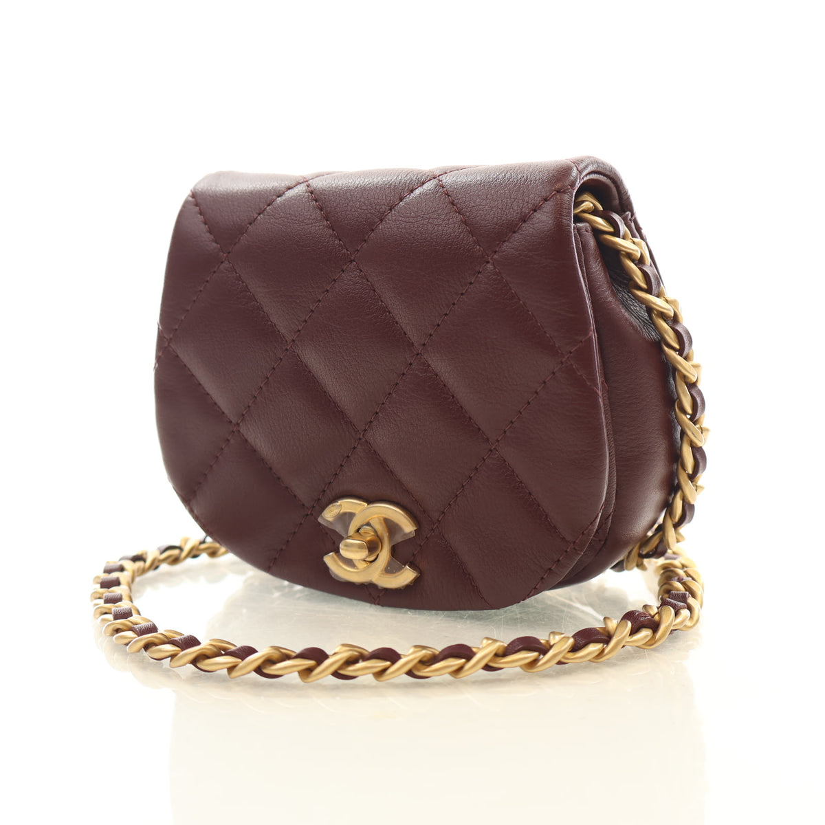 Chanel Mini Lambskin Coco Mail Clutch With Chain, photo 3 of 16