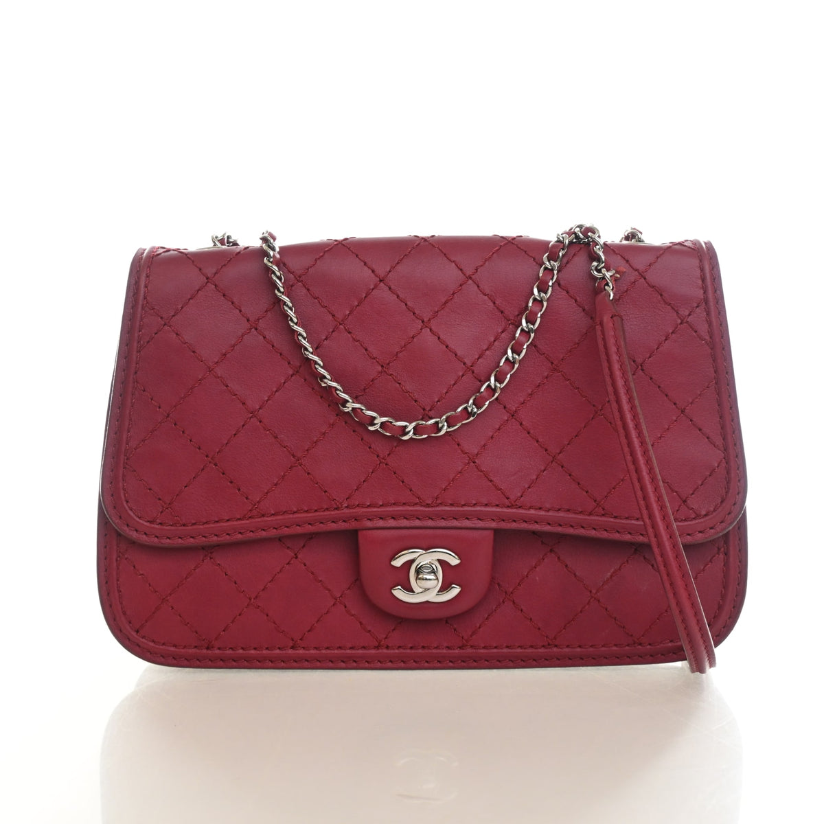 Chanel Vintage Medium Calfskin Double Stitched Flap Bag, photo 1 of 16