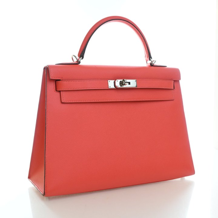 Hermes Rose Jaipur Epsom Sellier Kelly 32