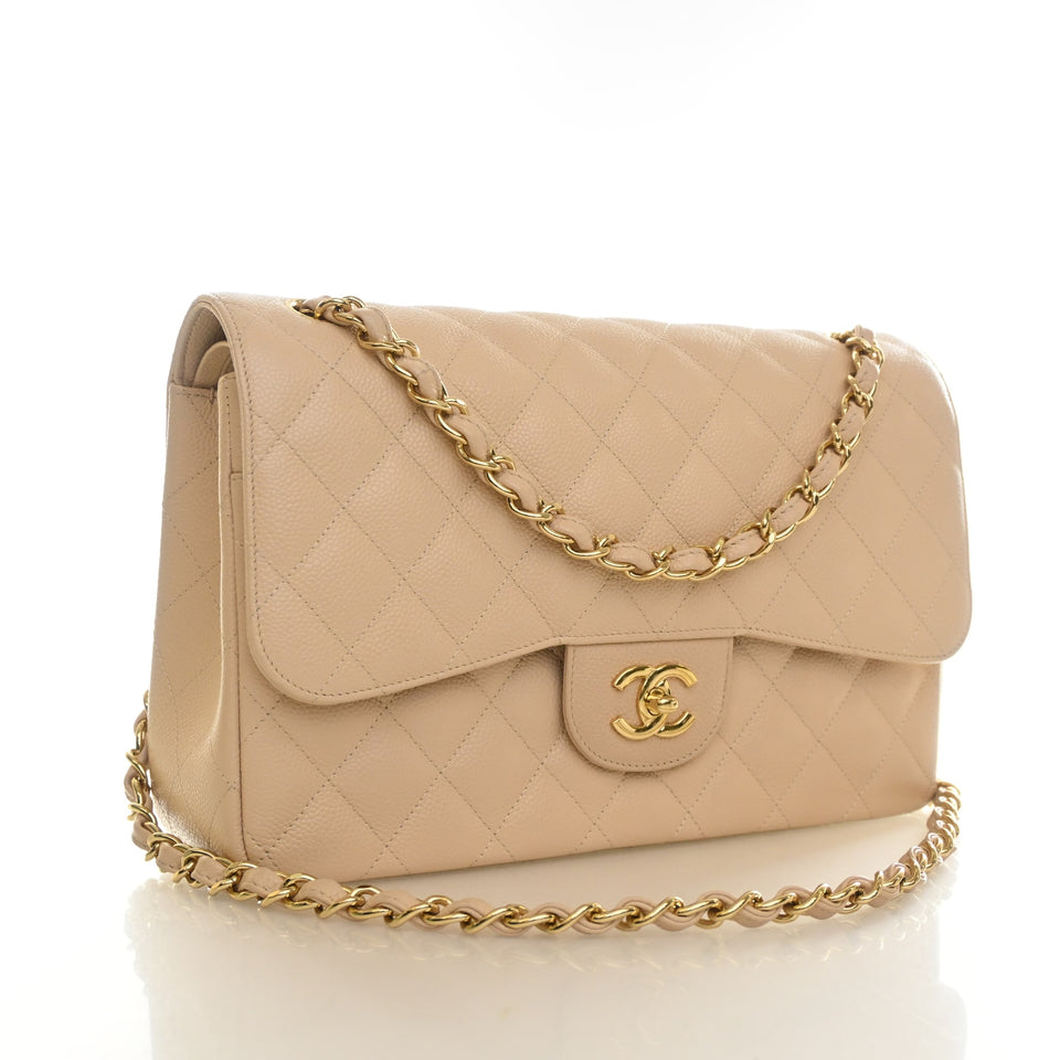 Chanel Jumbo Caviar Classic Double Flap Bag