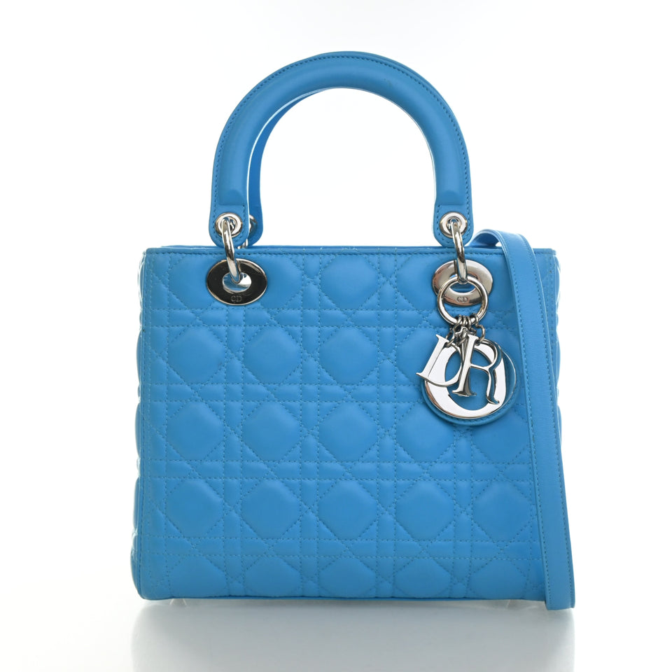 Christian Dior Medium Lambskin Lady Dior