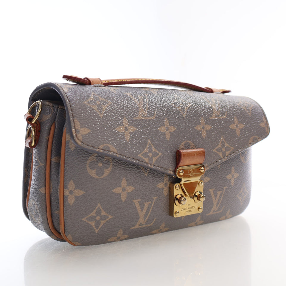 Louis Vuitton Canvas Monogram Pochette Metis East West