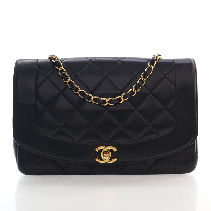 Chanel Medium Lambskin Vintage Diana Flap Bag