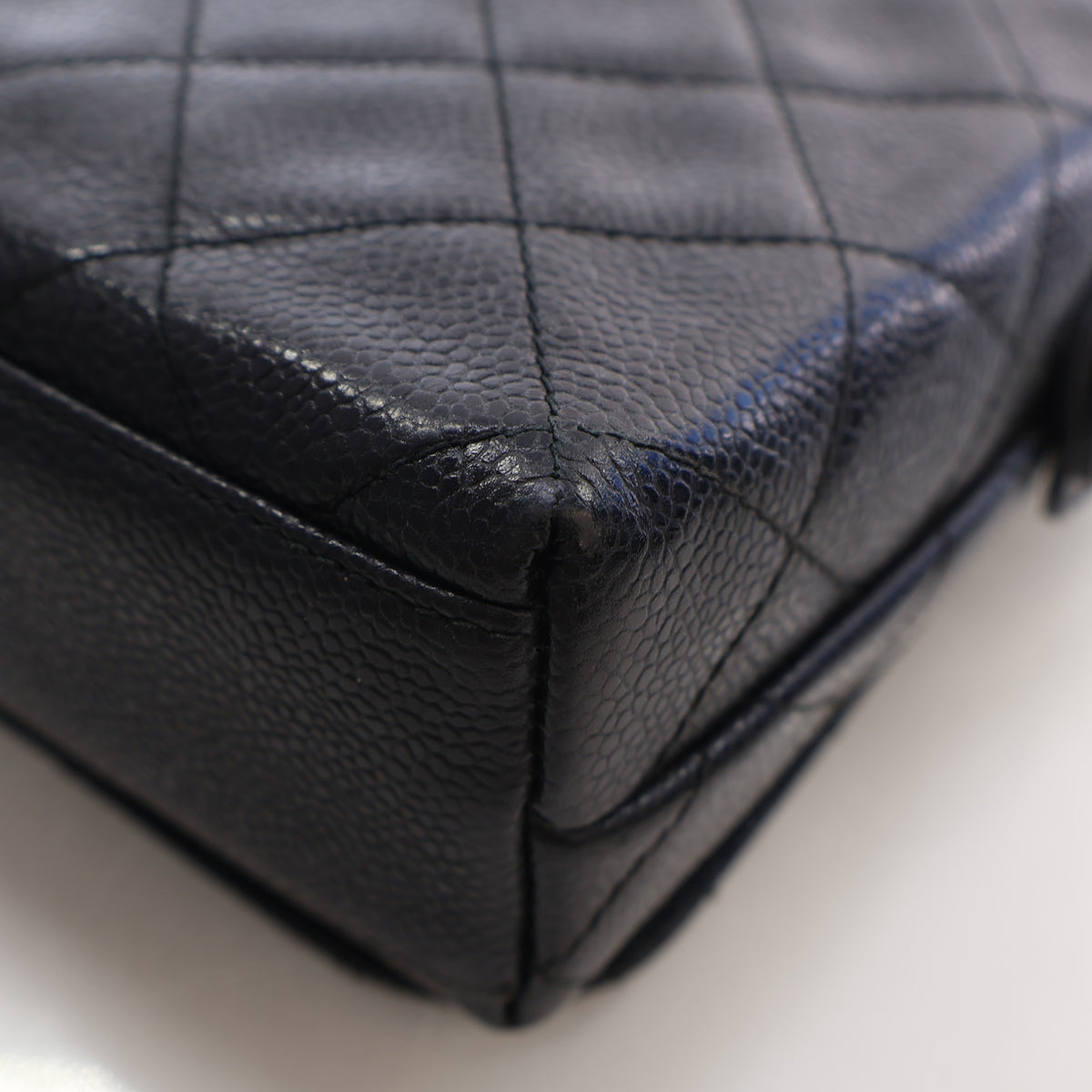 Chanel Vintage Medium Quilted Caviar Flap Bag, photo 13 of 17