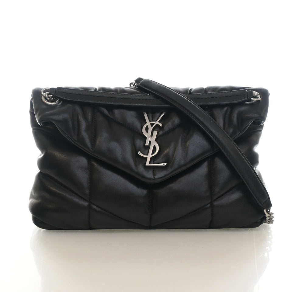 Saint Laurent Medium Lambskin Loulou Puffer