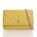 Chanel Yellow Lambskin Wall...