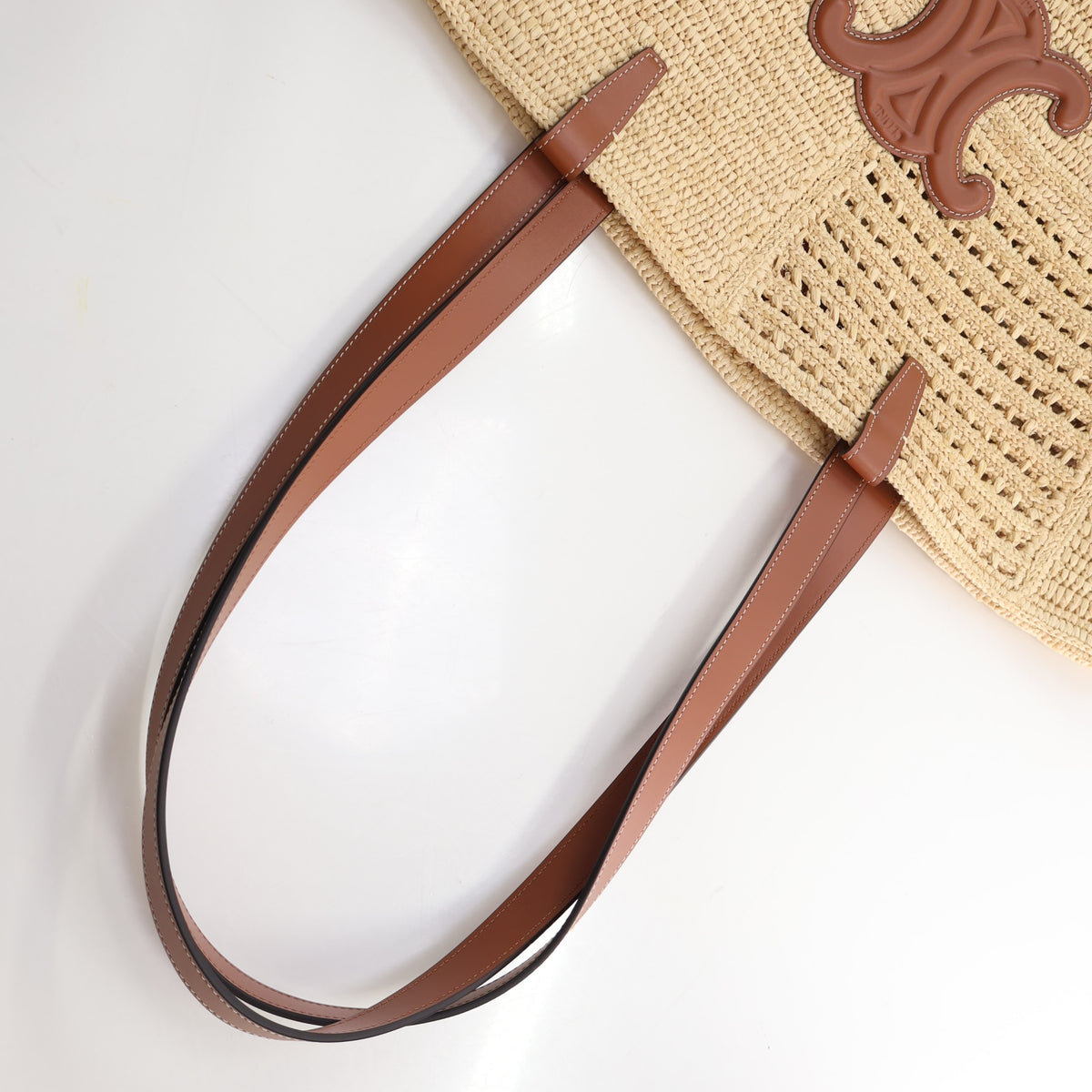 Celine Raffia Classic Panier Couffin Medium Tote, photo 10 of 16