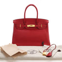 Hermes Rouge Casaque Togo B...