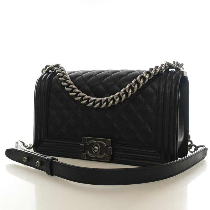 Chanel Medium Caviar Boy Bag