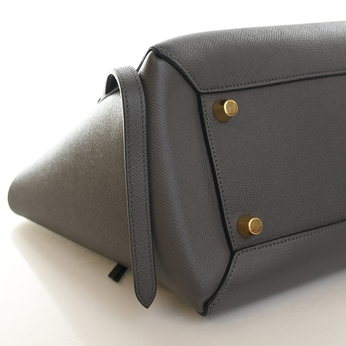 Pre-Owned Celine Belt Bag Mini Calfskin, base and feet view, photo 5 of 14