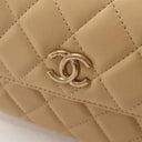 Chanel Lambskin Flap Bag Pe...