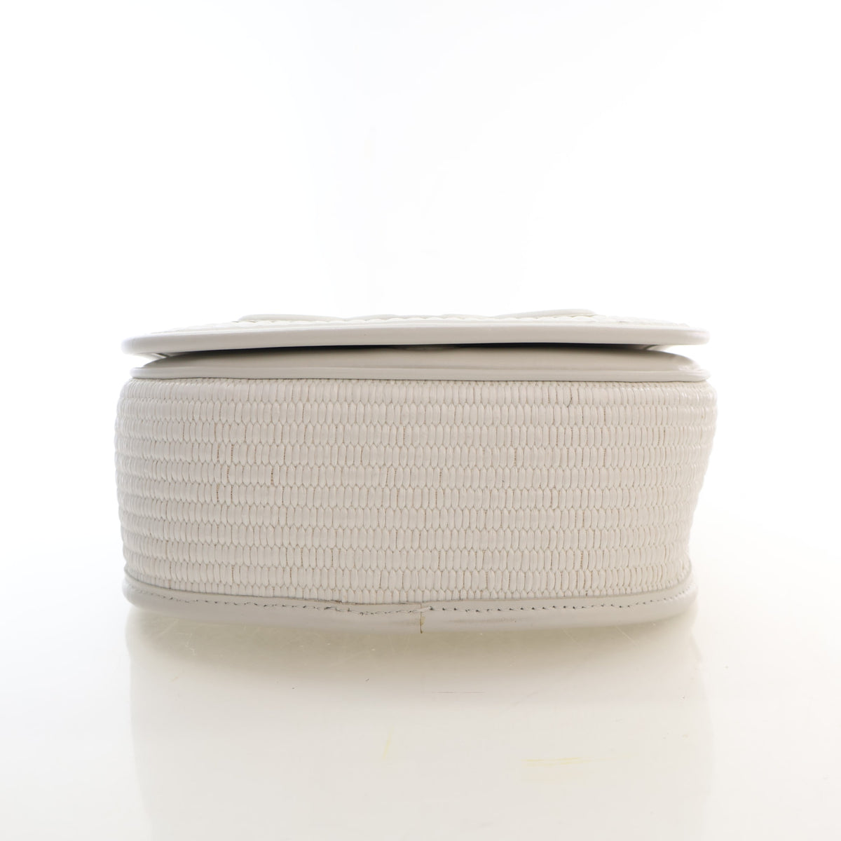 Pre-Owned Celine Triomphe Raffia Folco, base view