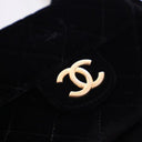 Chanel Small Velvet Wavy CC...