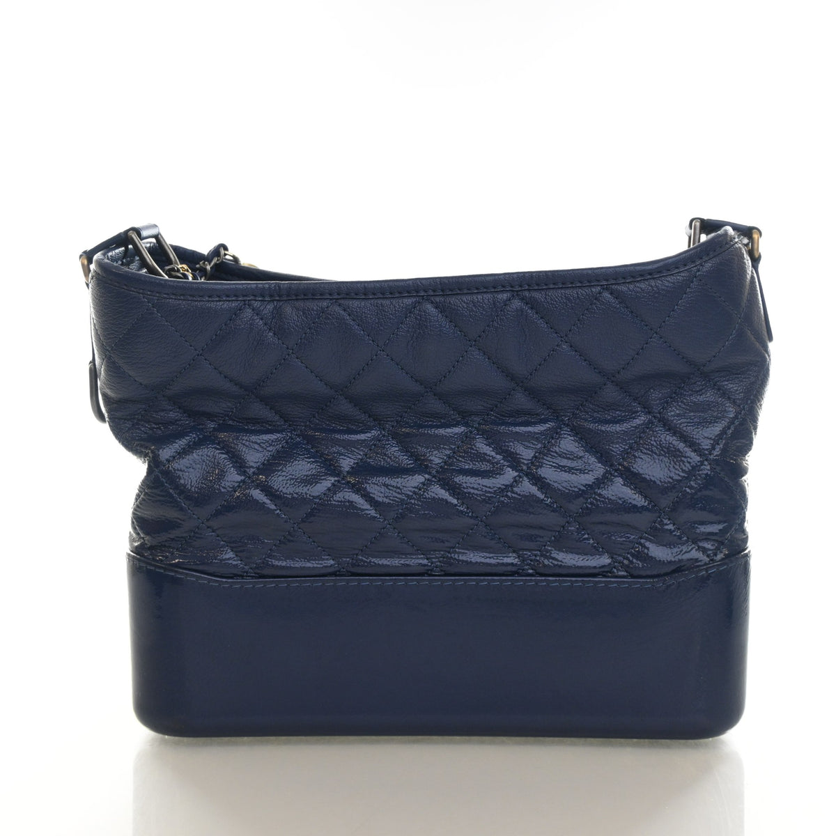 Pre-Owned Chanel Hobo Medium Glazed Calfskin Gabrielle, side view