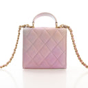 Chanel Mini Lambskin Top Ha...