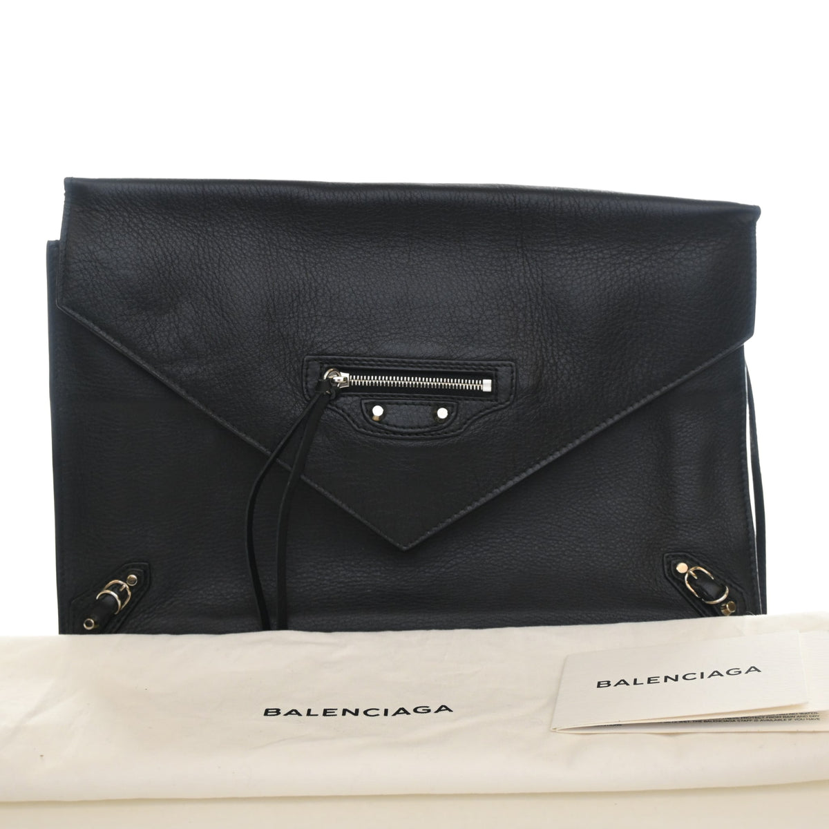 Balenciaga Calfskin Papier Zip Around Sight Clutch, photo 13 of 13
