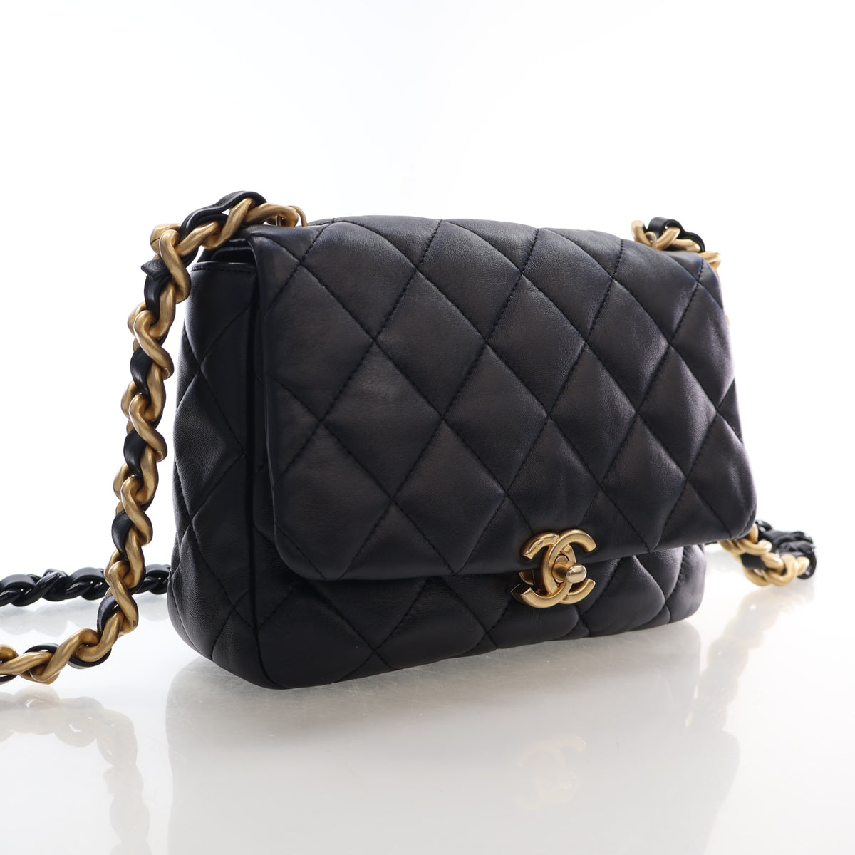 Chanel Lambskin Lacquered Chain Flap Bag, photo 2 of 20