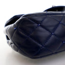 Chanel Mini Blue Lambskin C...