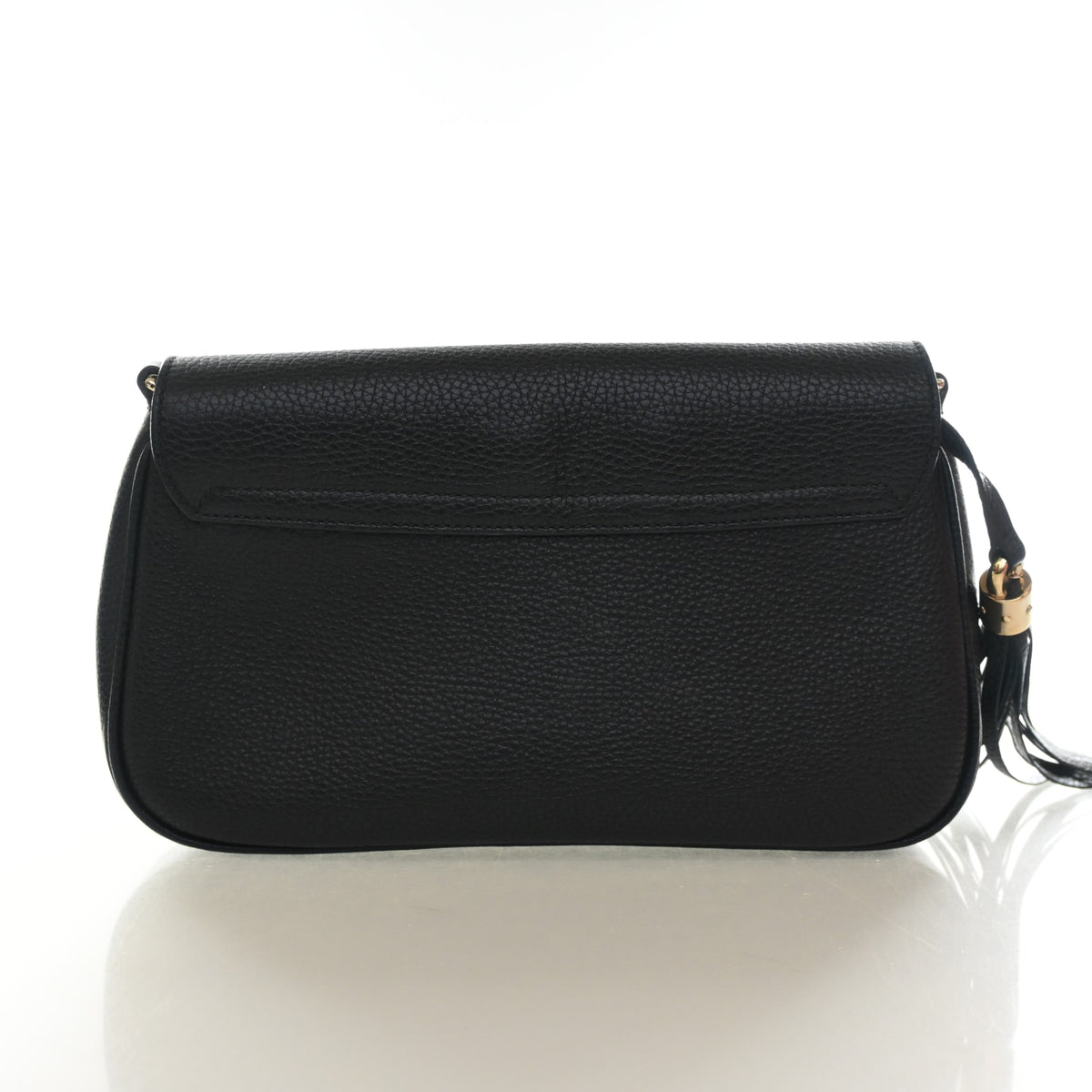 Pre-Owned Gucci Flap Bag Calfskin Soho Chain, back view