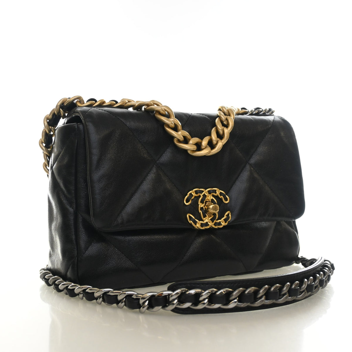 Chanel Medium Lambskin 19 Flap Bag, photo 2 of 14