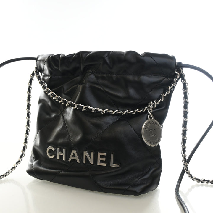Chanel Mini Shiny Calfskin 22