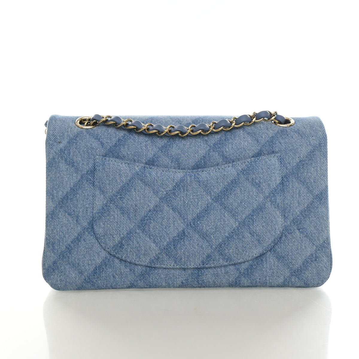 Chanel Medium Denim Classic Double Flap Bag, photo 11 of 17