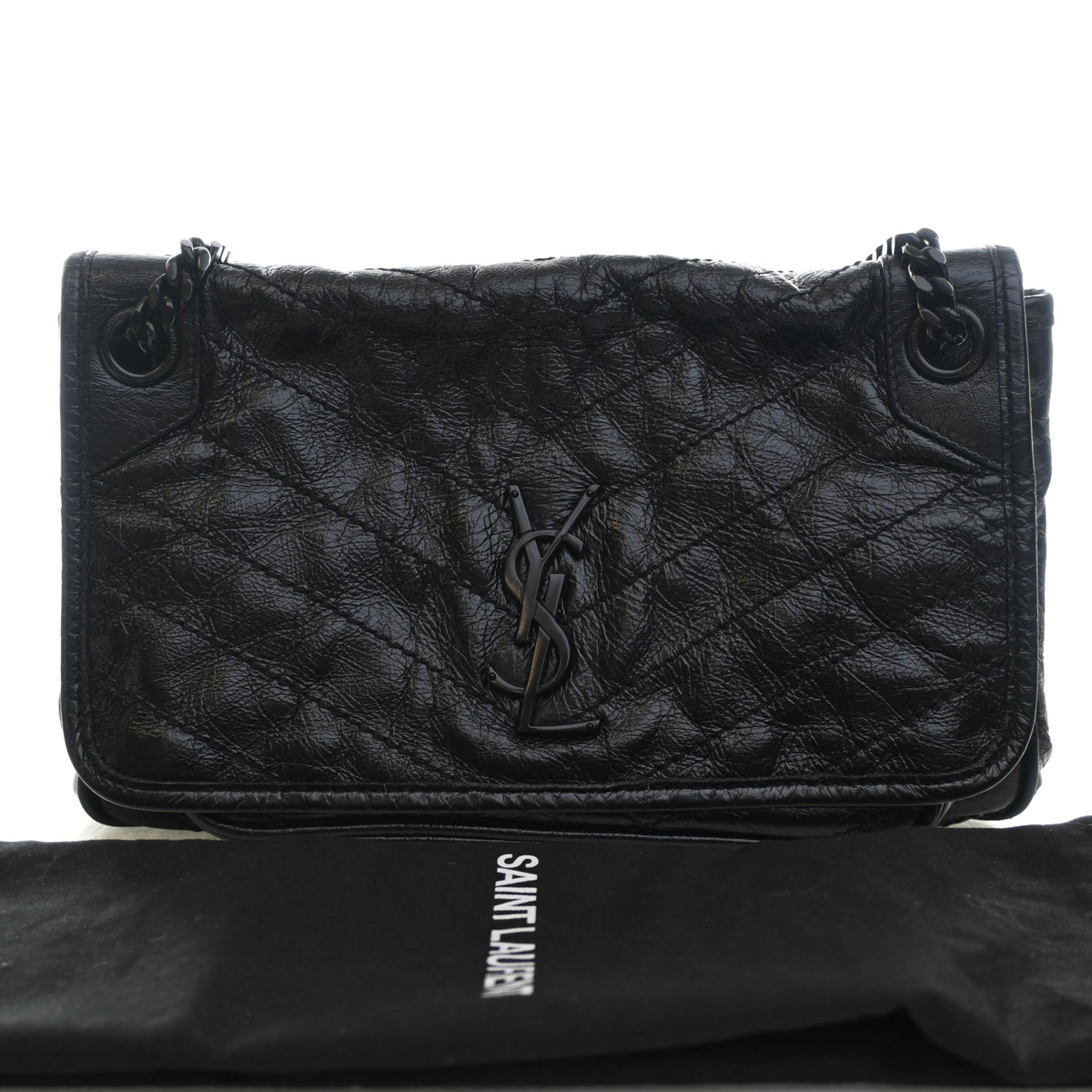 Pre-Owned Saint Laurent Medium Calfskin Niki, front view